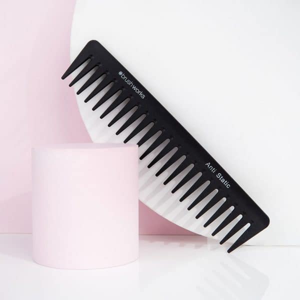 Brushworks Anti-Static Wide Tooth Comb — alternate view