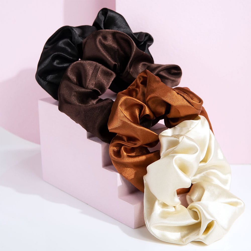 Brushworks Natural Satin Scrunchies - image 3