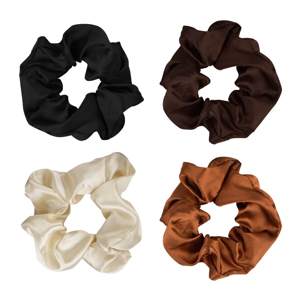 Brushworks Natural Satin Scrunchies - image 4
