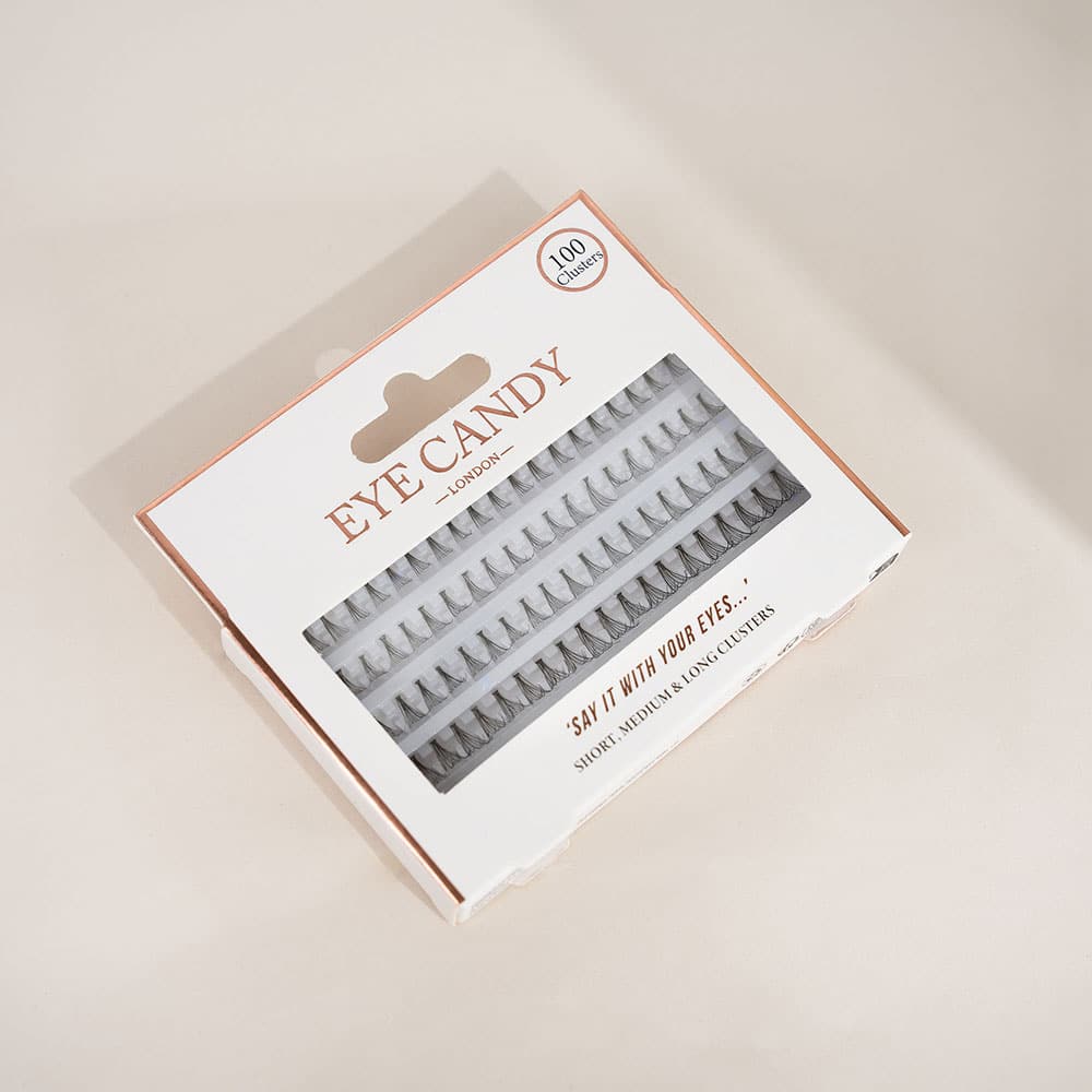 Eye Candy Individual False Lashes – 100 Clusters - image 3