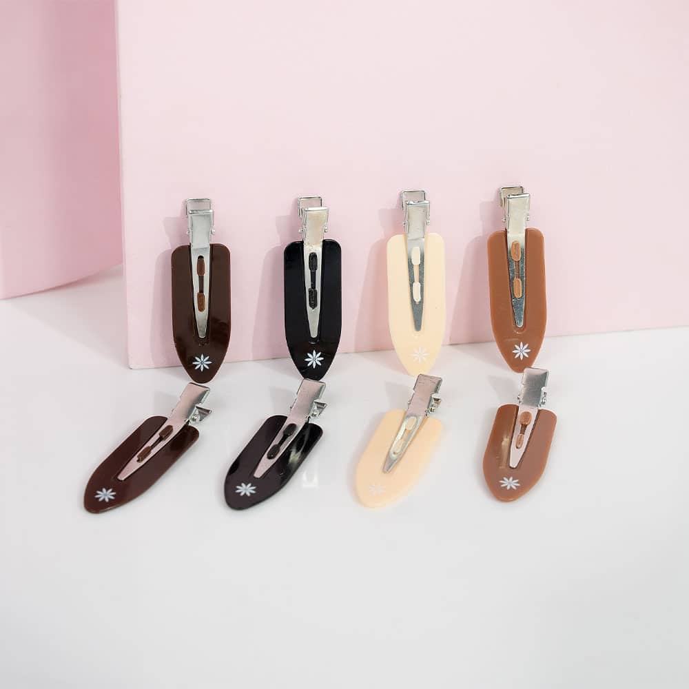 Brushworks No Crease Hair Clips – Nude - image 3