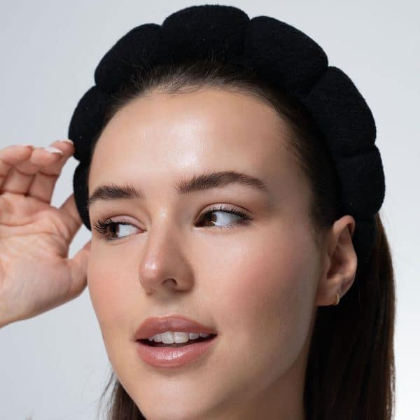 Brushworks Black Cloud Headband — alternate view