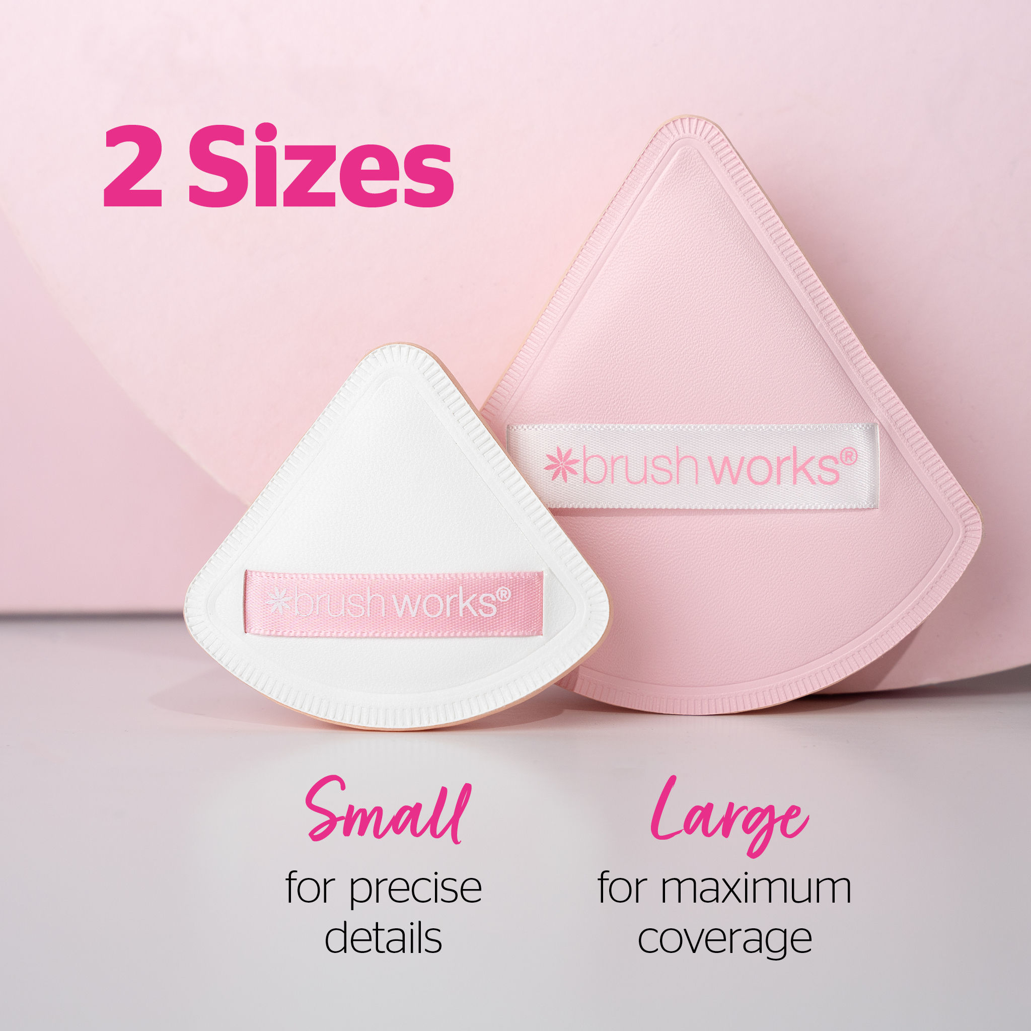 Brushworks Triangular Pillow Puff Duo - image 3