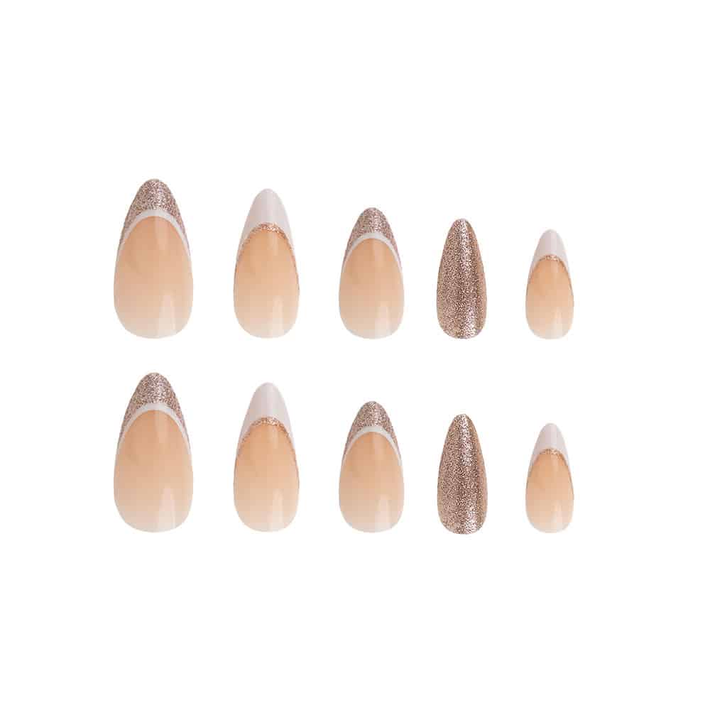 Nail HQ Almond Champagne Sippin’ Nails (24 Pieces) - image 4
