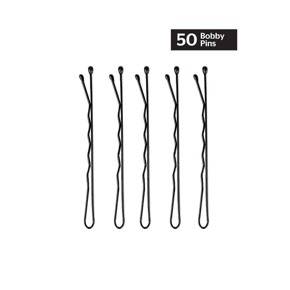 Brushworks Black Bobby Pins – 50 Pieces - image 6
