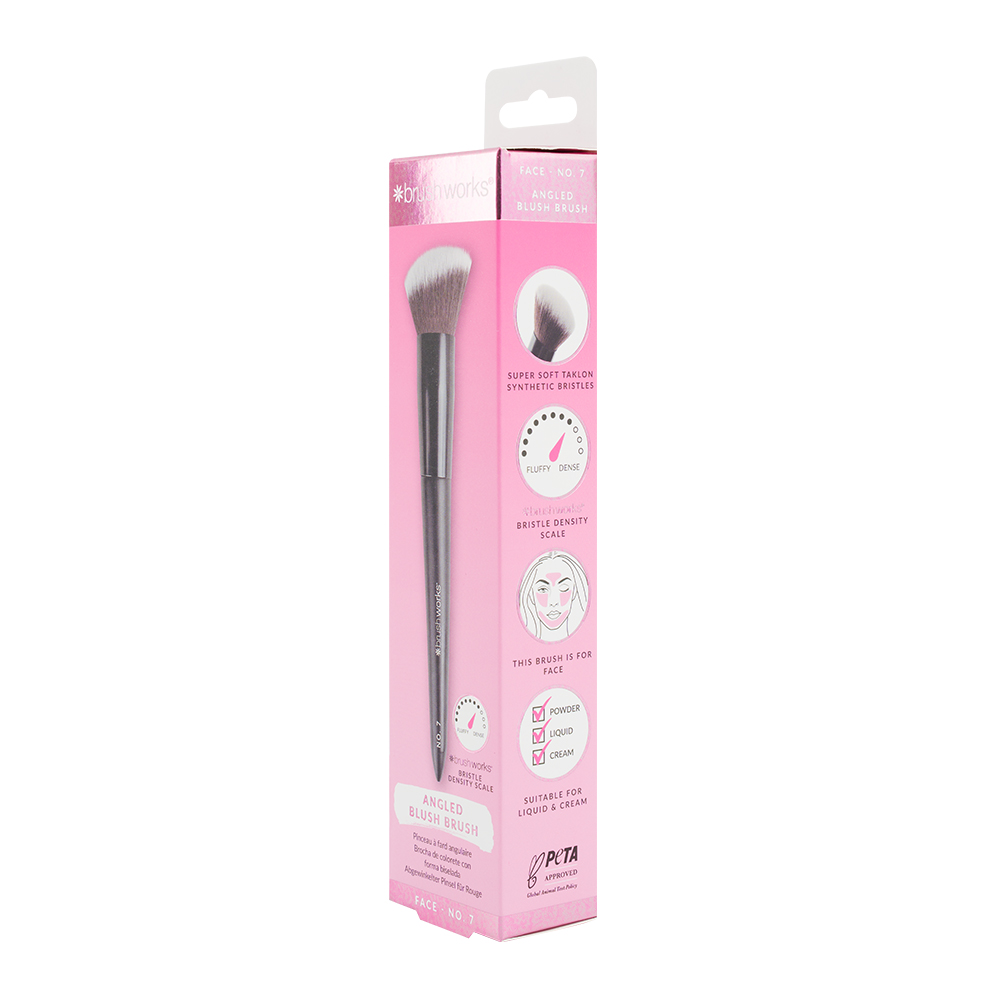 Brushworks No. 7 Angled Blush Brush - image 5