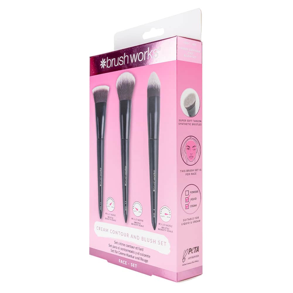 Brushworks Cream Contour and Blush Kit - image 4