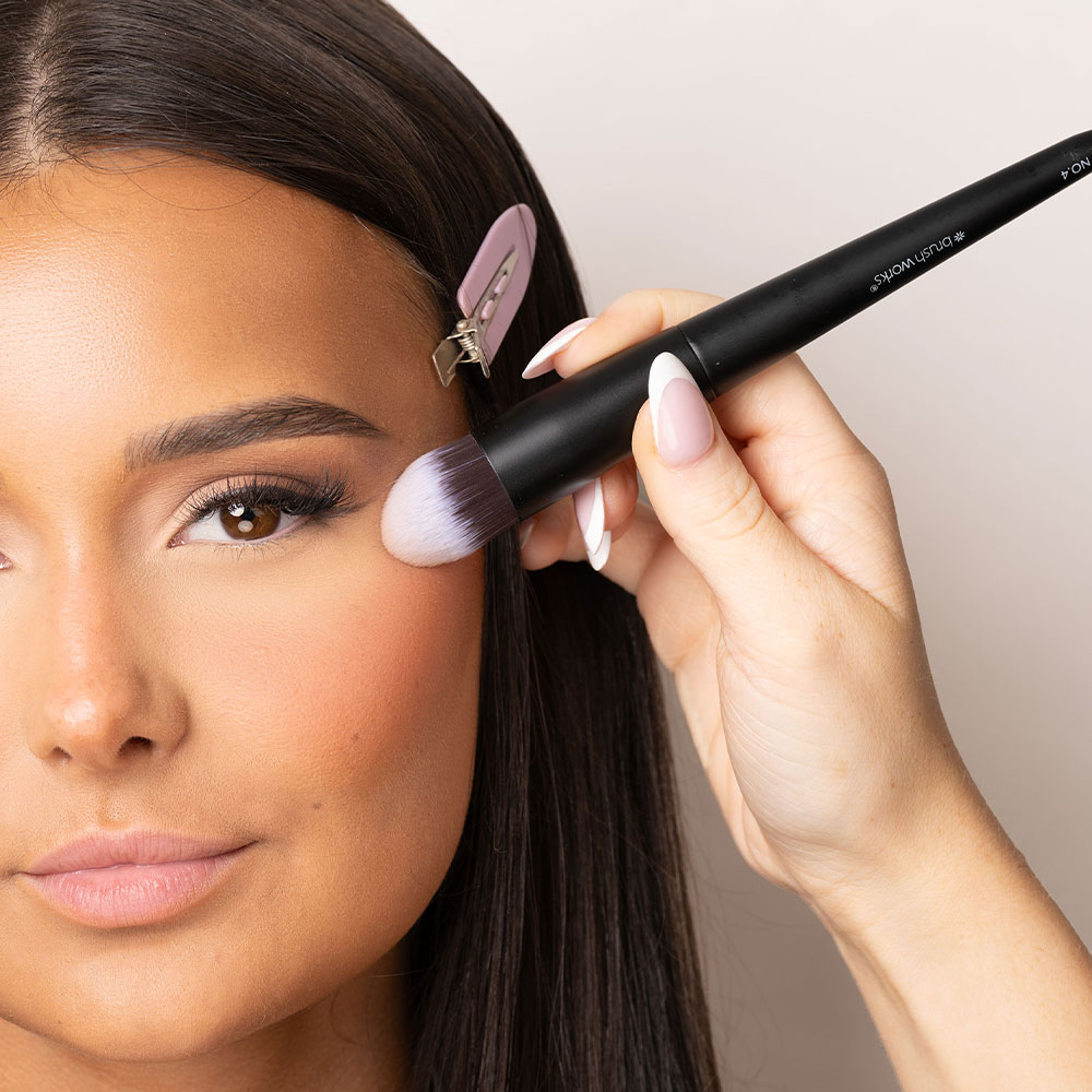 tapered buffing brush