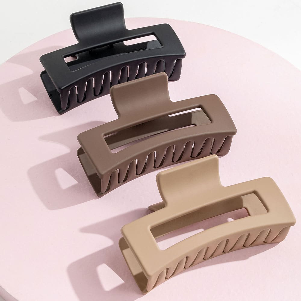 Brushworks Classic Claw Clips – 3 Pack - image 5