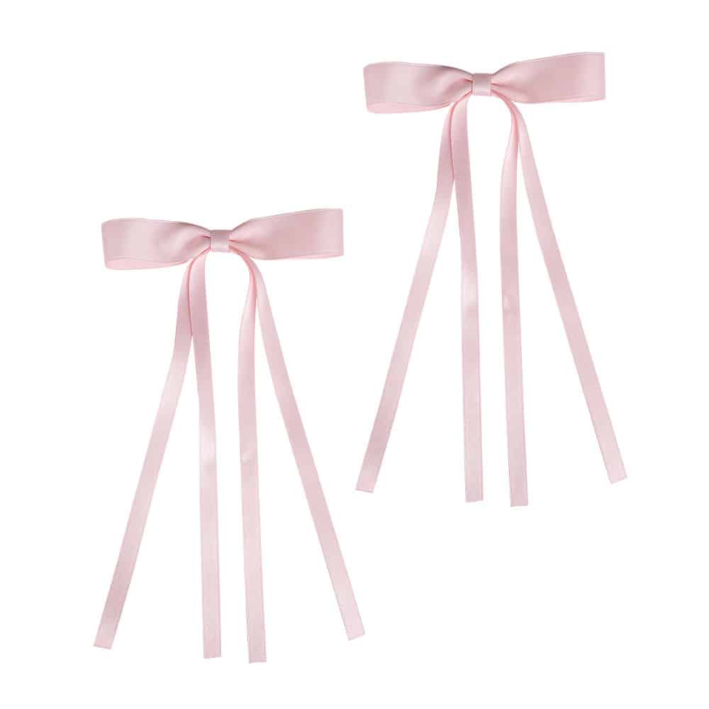 Brushworks Satin Hair Bow Duo – Pink - image 5
