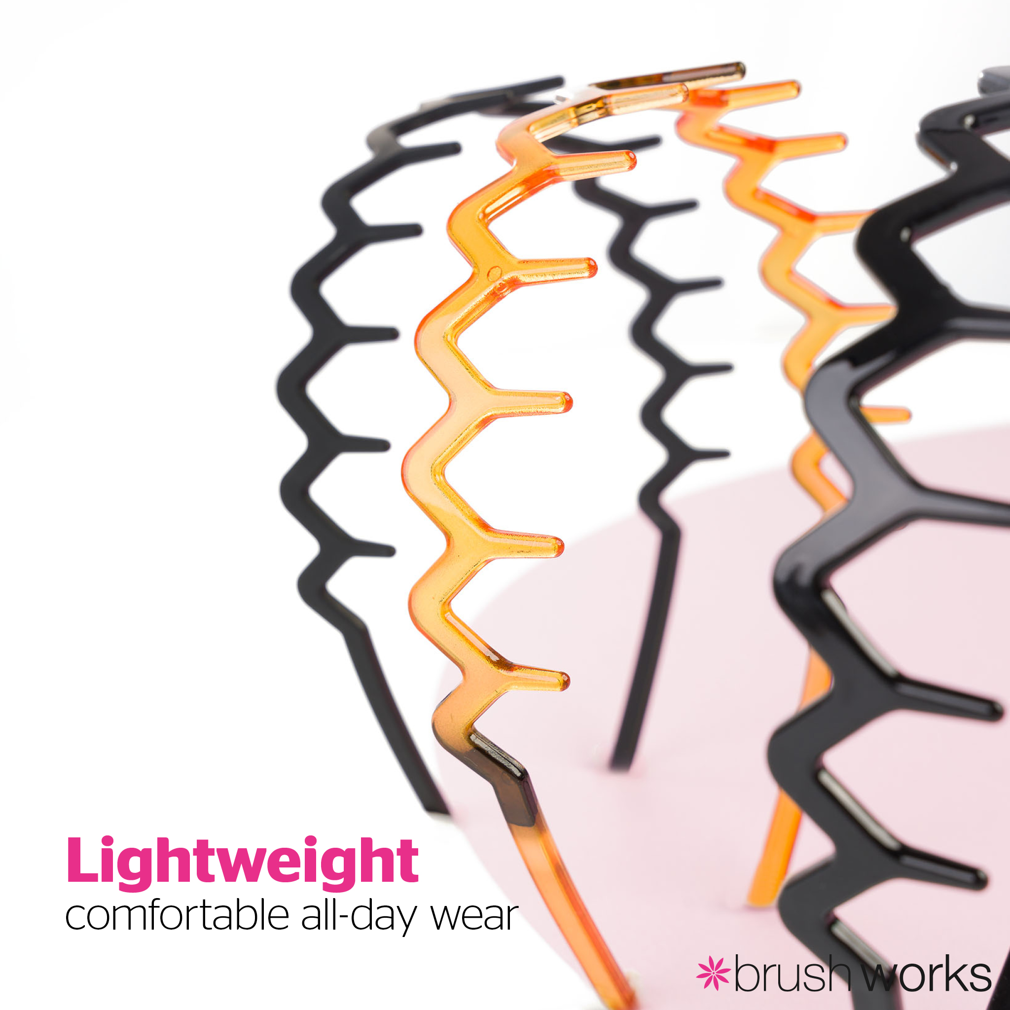 Brushworks Zig Zag Headbands – 3 Pack - image 4