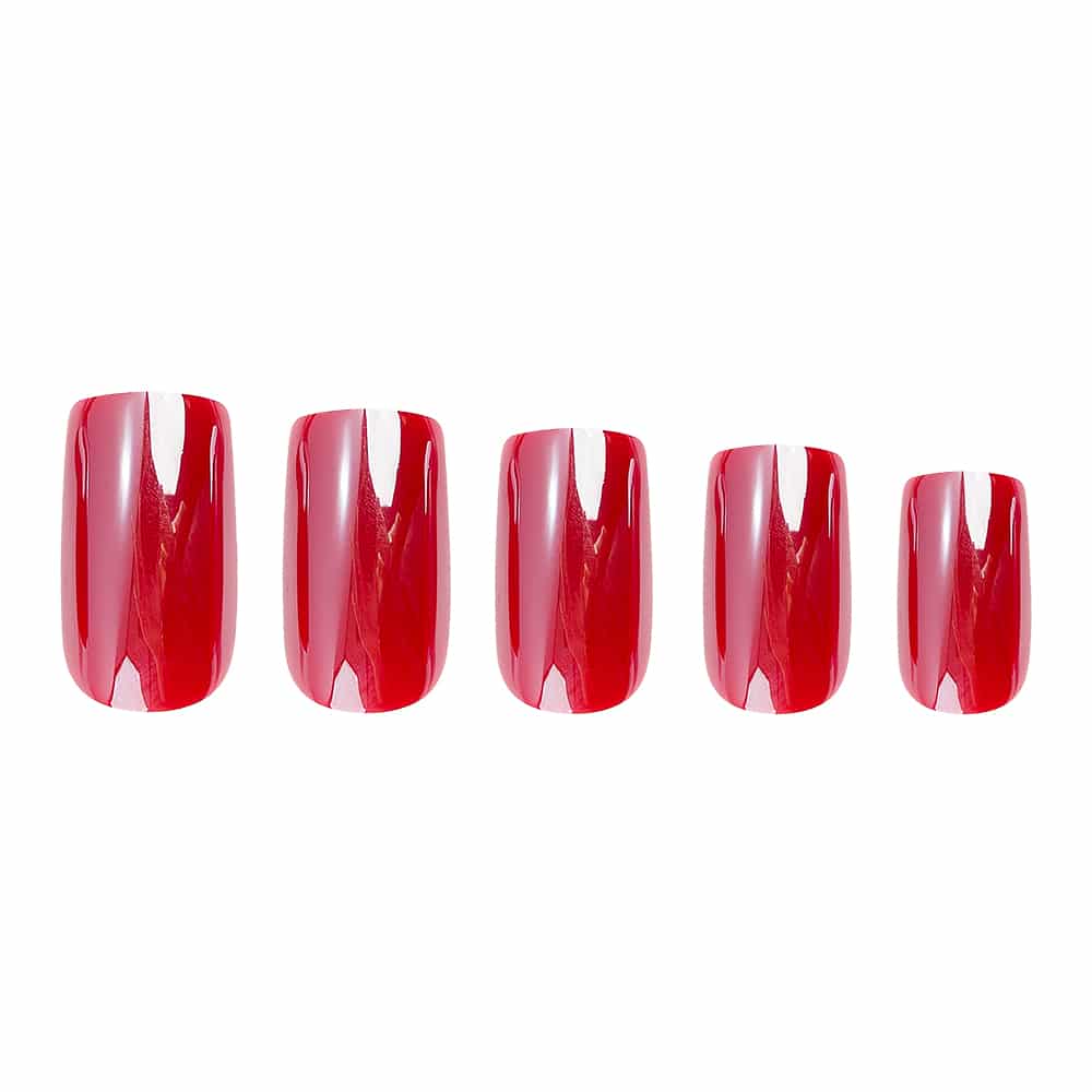 Nail HQ Square Cherry Glaze Nails (24 Pieces) - image 5
