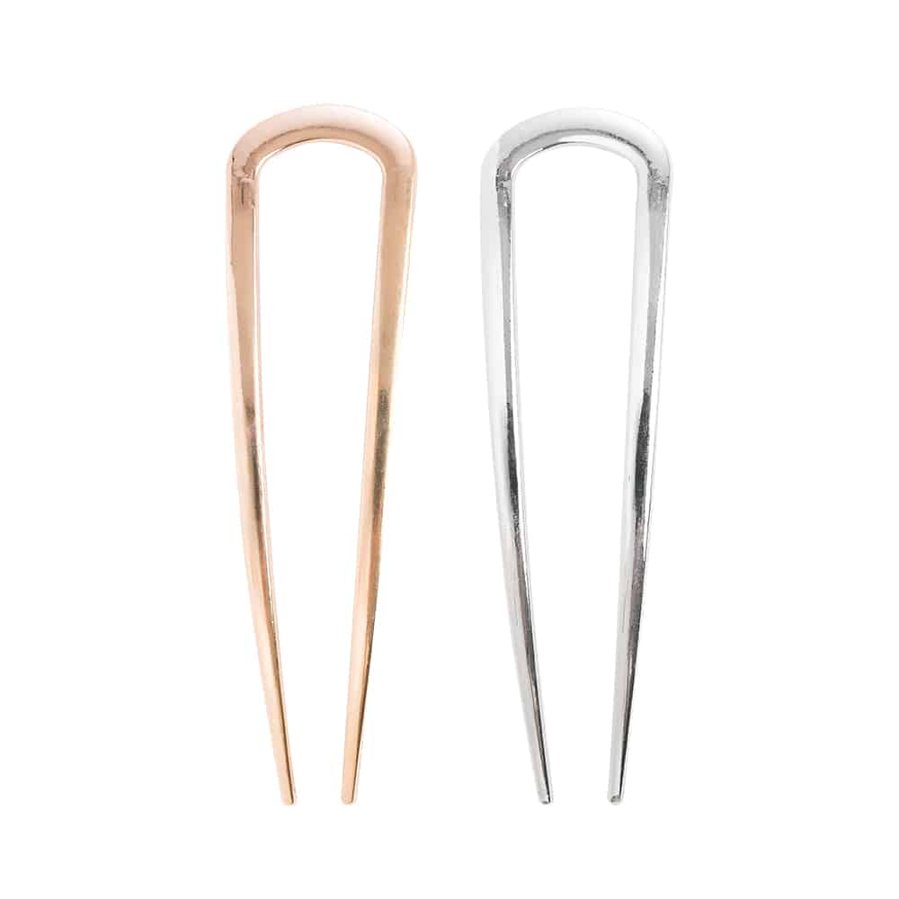 Brushworks French Hair Pin Duo – Gold & Silver - image 6