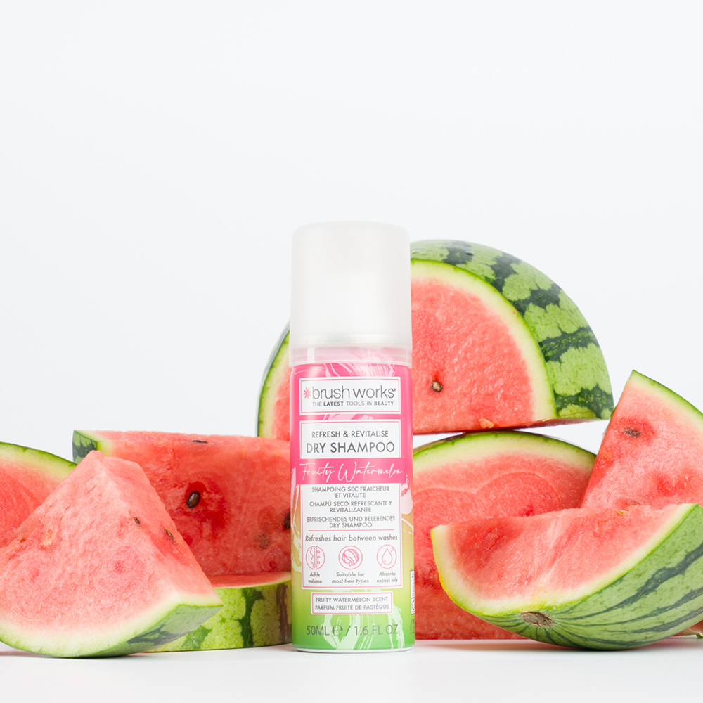 Brushworks Refresh & Revitalise Fruity Watermelon Dry Shampoo – 50ml - image 4
