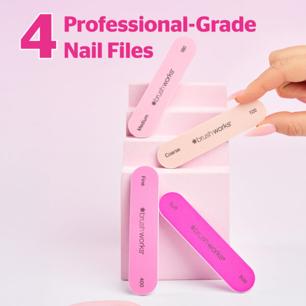 Brushworks Travel Manicure File Set — alternate view