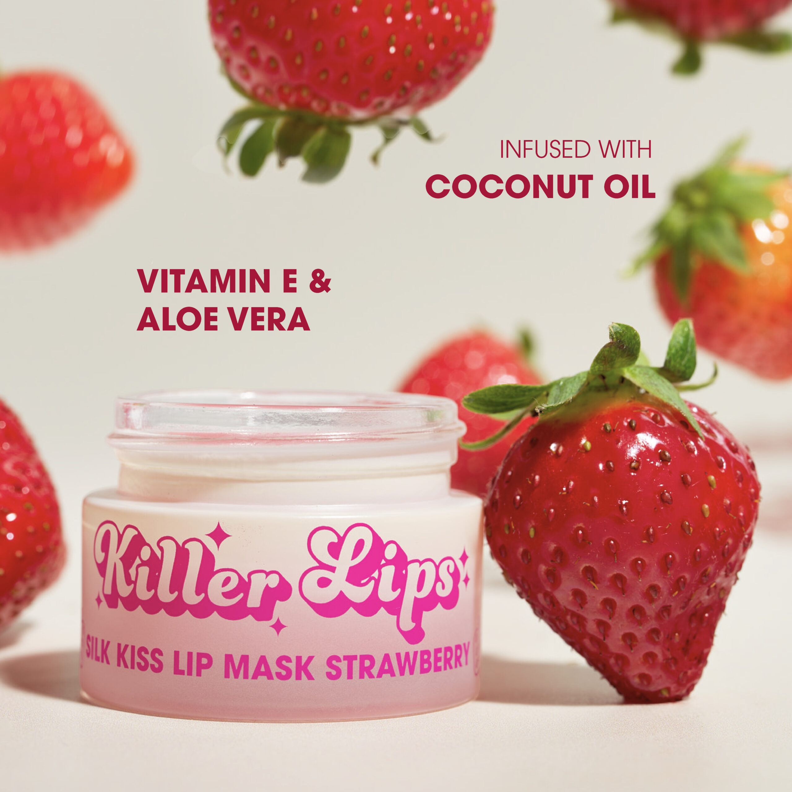 Killer Lips Silk Kiss Lip Mask Strawberry