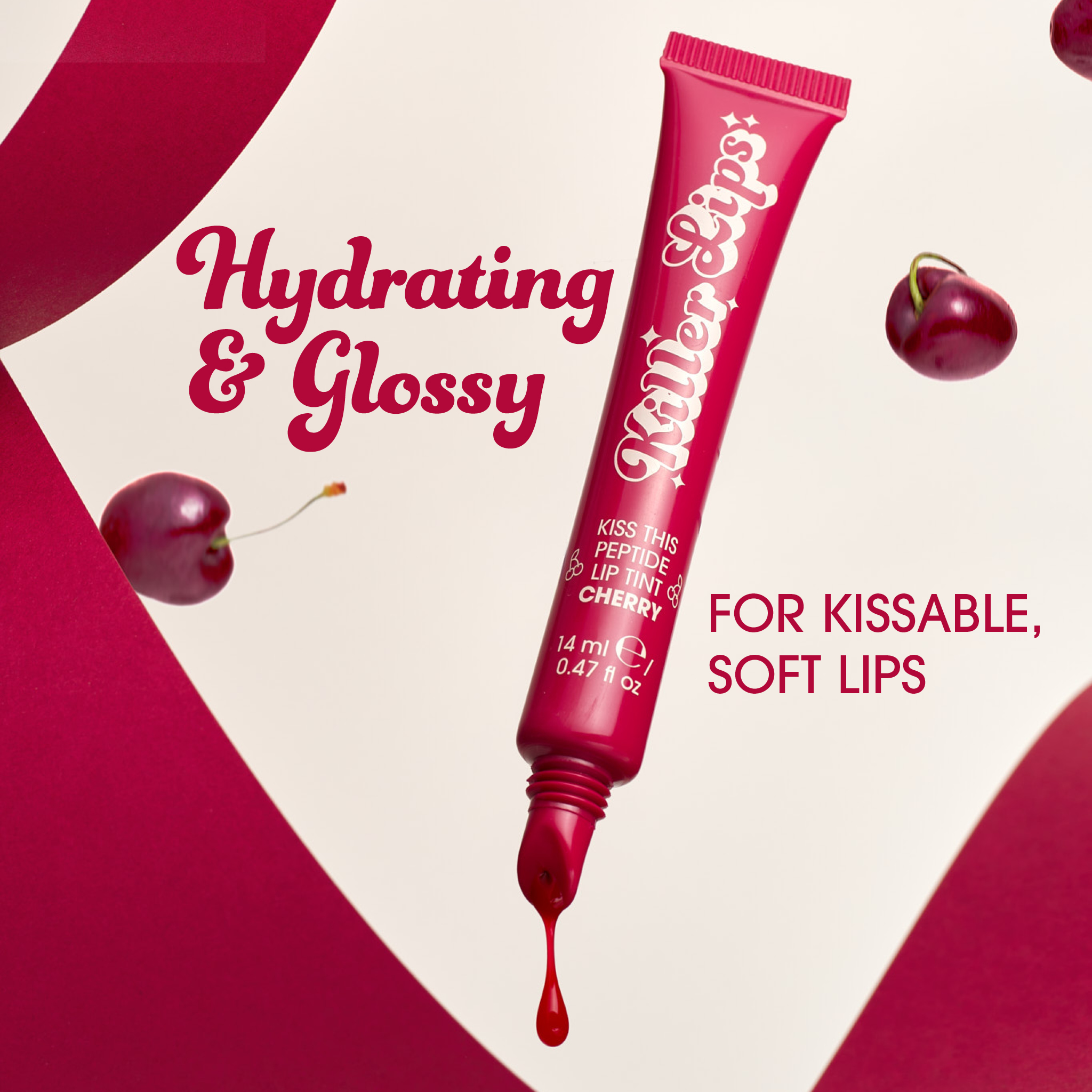 Killer Lips Kiss This Peptide Lip Tint – Cherry - image 3