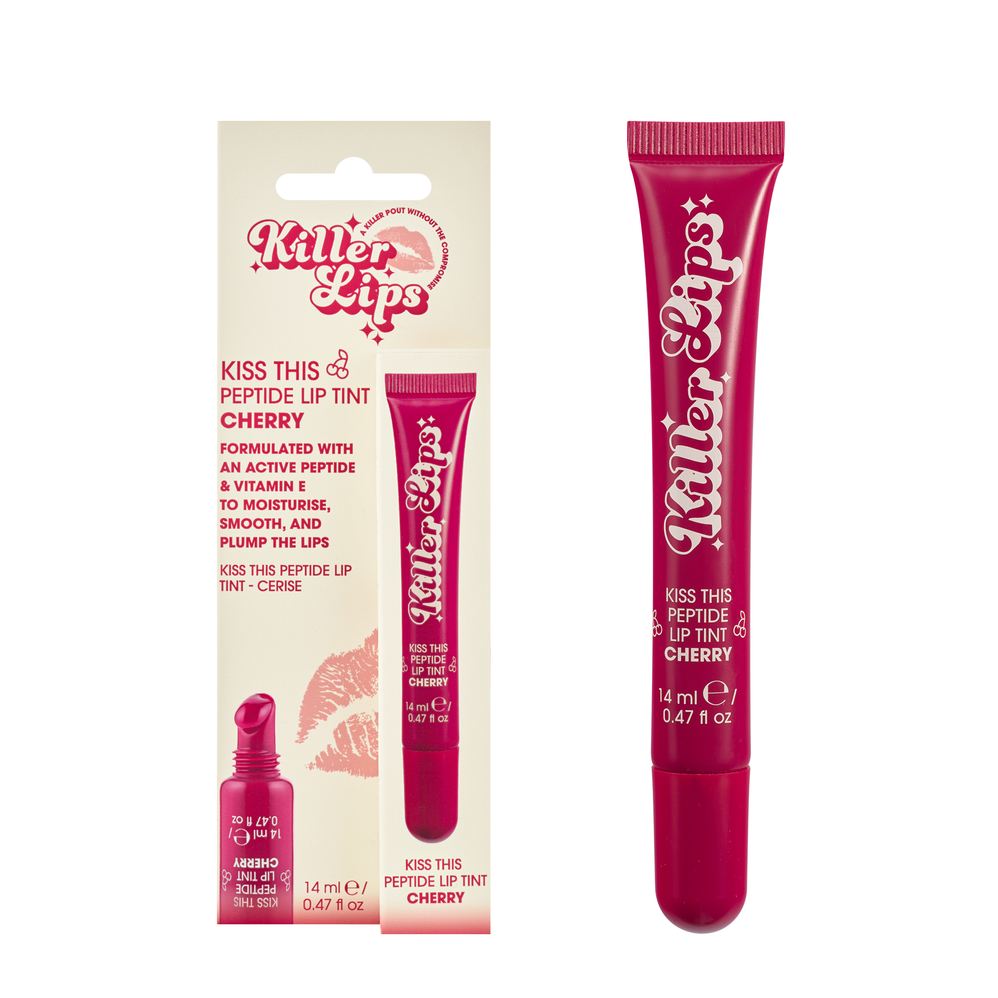 Killer Lips Kiss This Peptide Lip Tint – Cherry