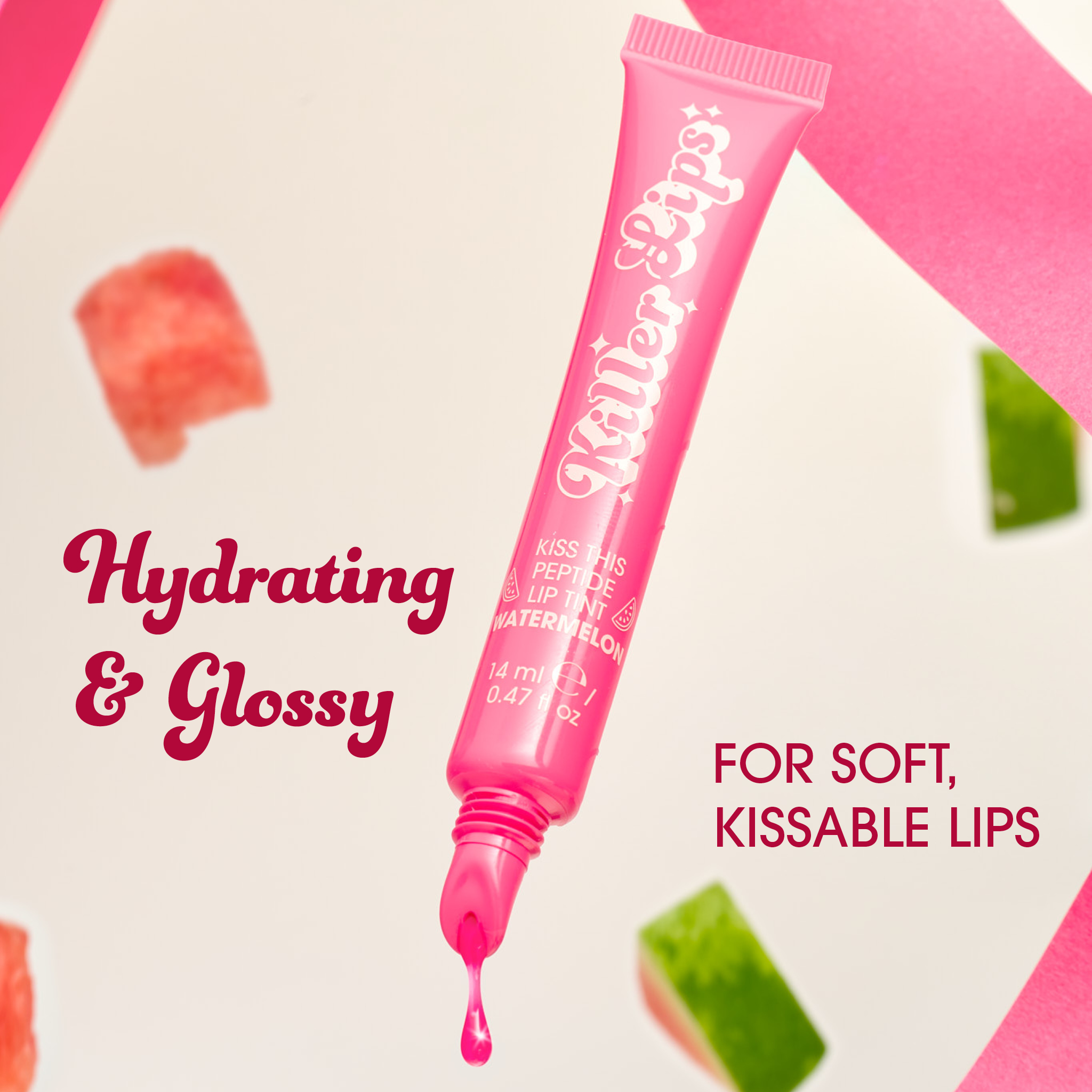 Killer Lips Kiss This Peptide Lip Tint – Watermelon - image 3